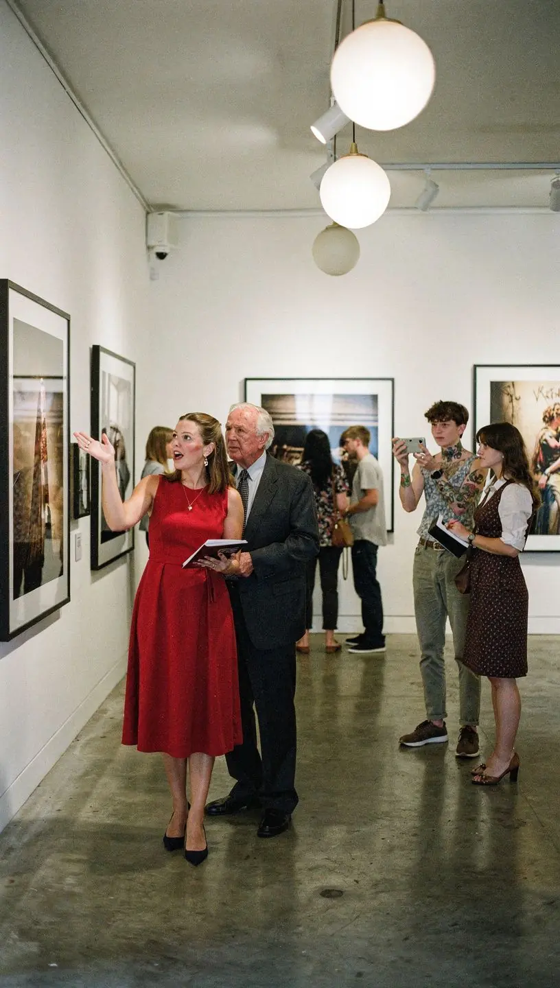 Private gallery showcasing curated art exhibitions and events.